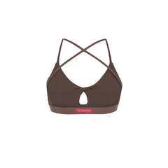 BEIGE MERCURY SPORTS BRA in ECONYL®