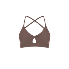 BEIGE MERCURY SPORTS BRA in ECONYL®