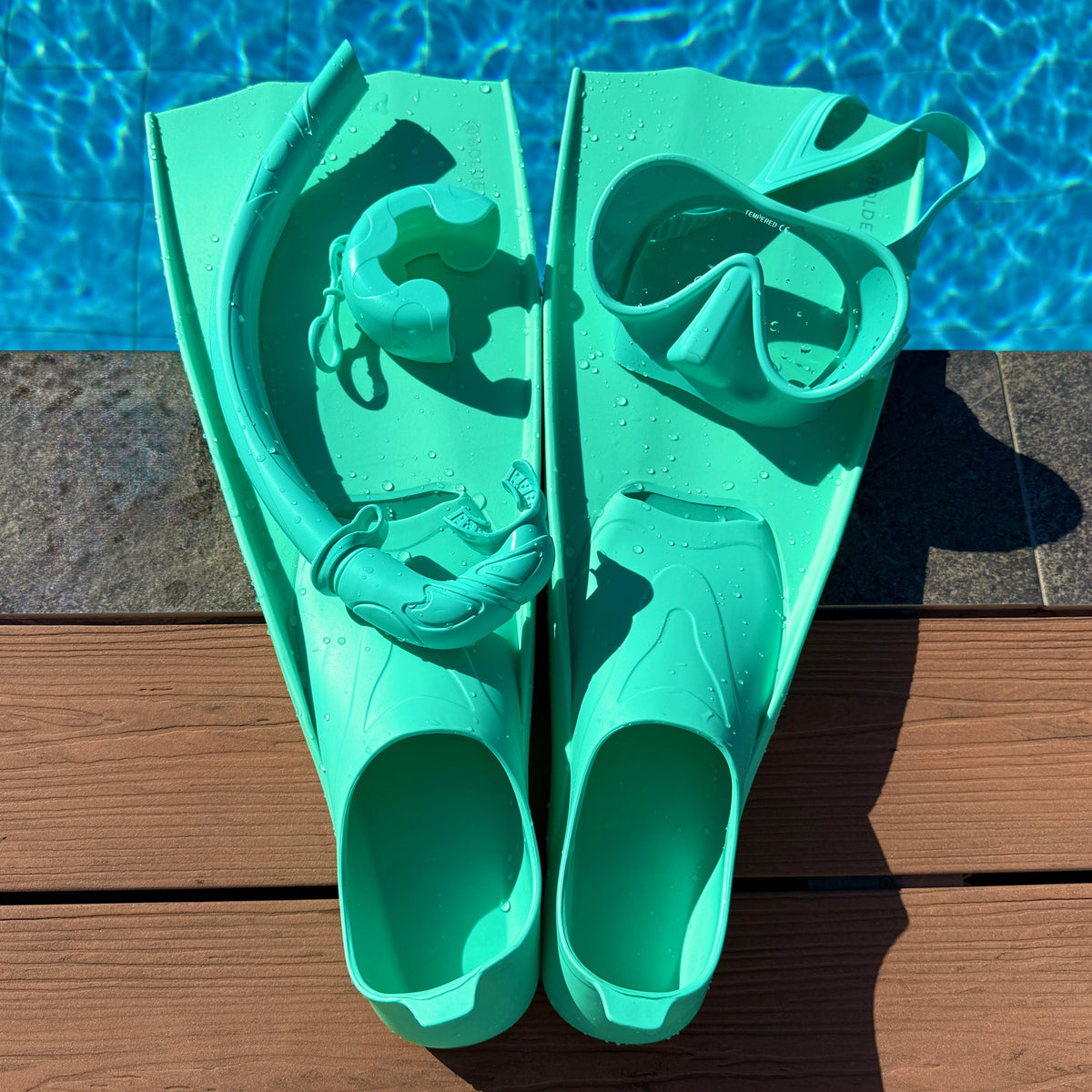 The BOLDE Ocean Set- Fins, Mask & Compact Snorkel