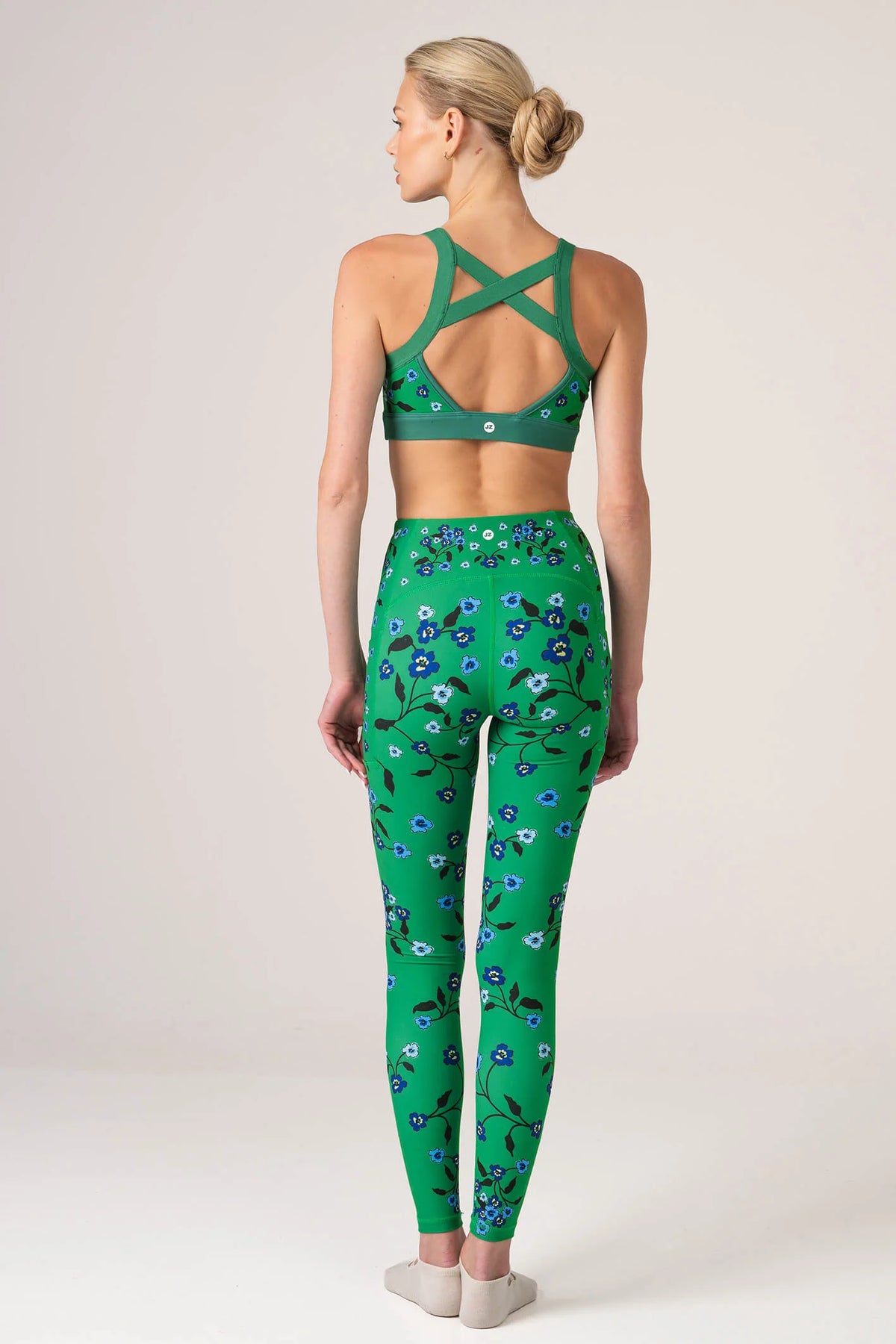 Emerald Echo High-Waisted Leggings