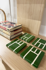 Tennis Court Coaster Set (Estimated Ship Date: January 20th)