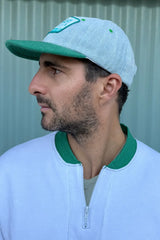 Play Tennis, Live Forever Denim-Fleece Hat