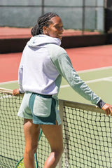 Color-Blocked Pullover Hoodie