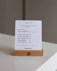 Productivity Planner Cards and Refill Bundle