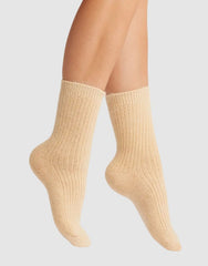 Cashmere Socks - Oat