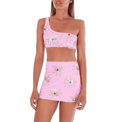 Callie Co-Ord Top - Pink