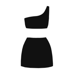 Callie Co-Ord Velvet Top Only - Black