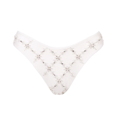 Mary Una Bikini Bottoms White