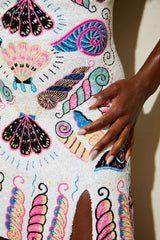 Dream Shell White Mini Dress