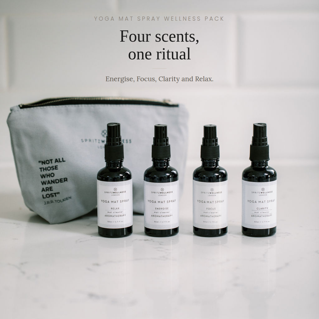 Yoga Mat Spray Wellness Pack