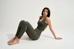 Celestial Bra Top Sage Green - Avenue Athletica