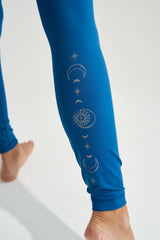 Celestial Leggings Marine Blue