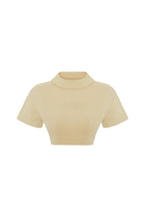 Destroyed Crop Tee - Chino Green