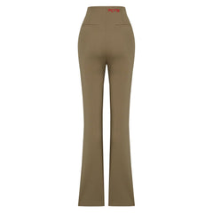 Flared Skinny Pant - Covert Green