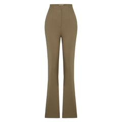 Flared Skinny Pant - Covert Green
