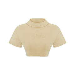 Destroyed Crop Tee - Chino Green