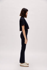 CROP TEE BLACK