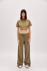 Destroyed Sweatpant - Covert Green