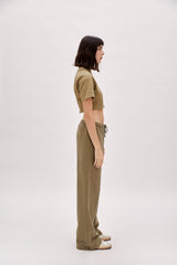 Destroyed Sweatpant - Covert Green