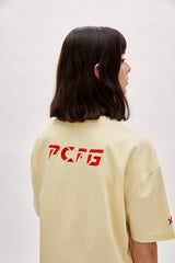 Destroyed Logo Tee - Chino Green