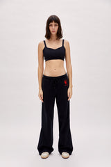 Bra With Stitch Detail - Black