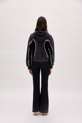 Panelled Hoodie