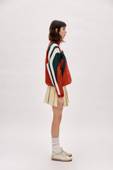 Oversized Boomerang Track Jacket - Women