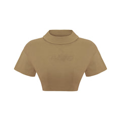 Destroyed Crop Tee - Covert Green