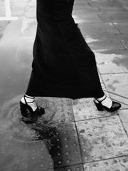 Heavy Velour A-Line Skirt