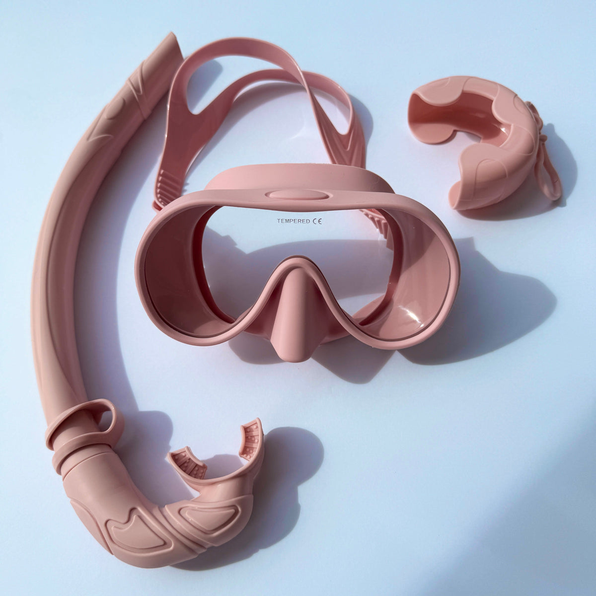 Soft Silicone Mask & Compact Snorkel Set