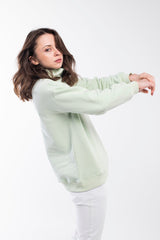 Zipped Neck Sweatshirt