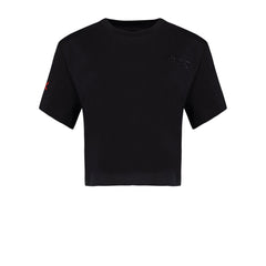 YOUR *ITCH SHOULDER PADDED T-SHIRT - JET BLACK
