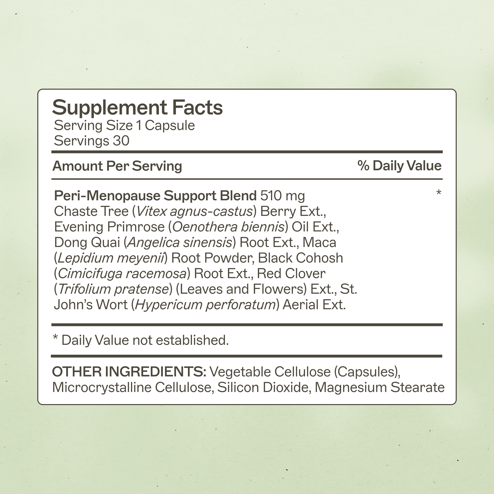 Perimenopause Support