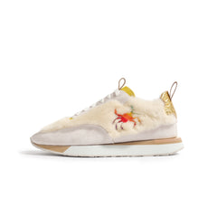 Insula Furry Sneaker Lemon