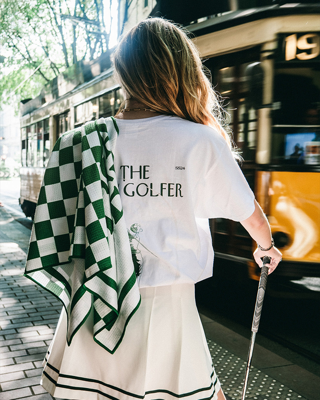 THE "IT'S ALWAYS TEE TIME" TOUR TOWEL - 50CM X 100CM