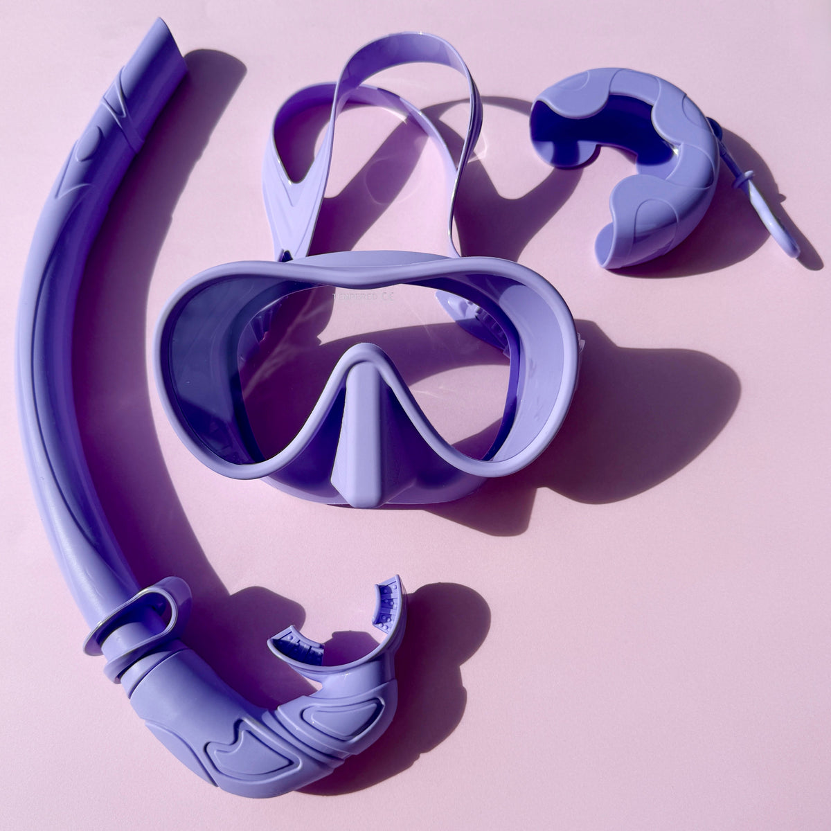 Soft Silicone Mask & Compact Snorkel Set