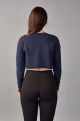 Retro Love More Cropped Sweatshirt