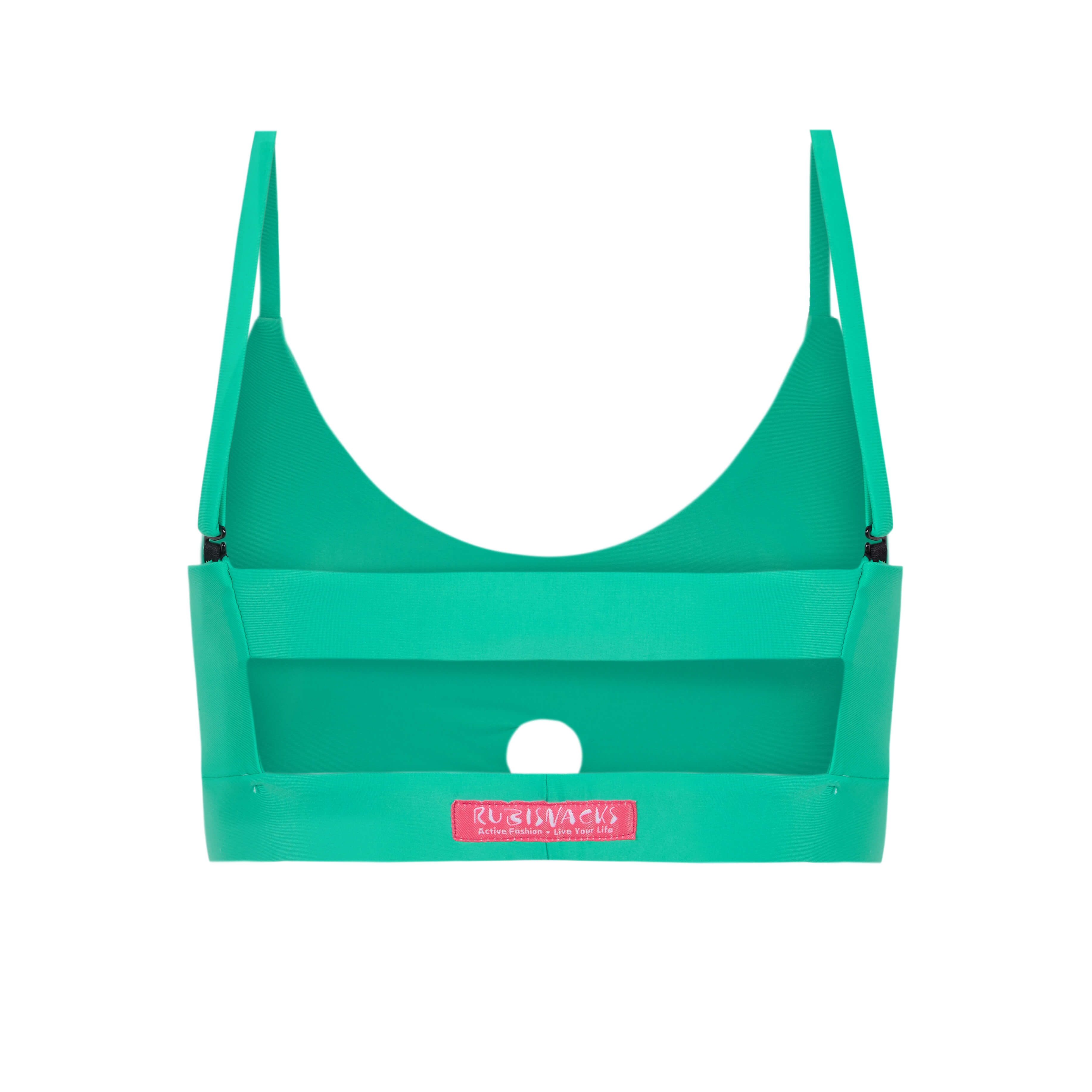 Emerald Green Artemis Sports Bra in ECONYL®