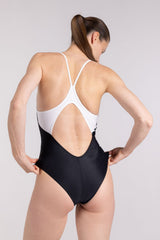 Racerback Swimsuit High Cut ― Black