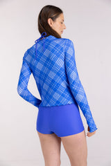 Rash Guard ― Blue Check