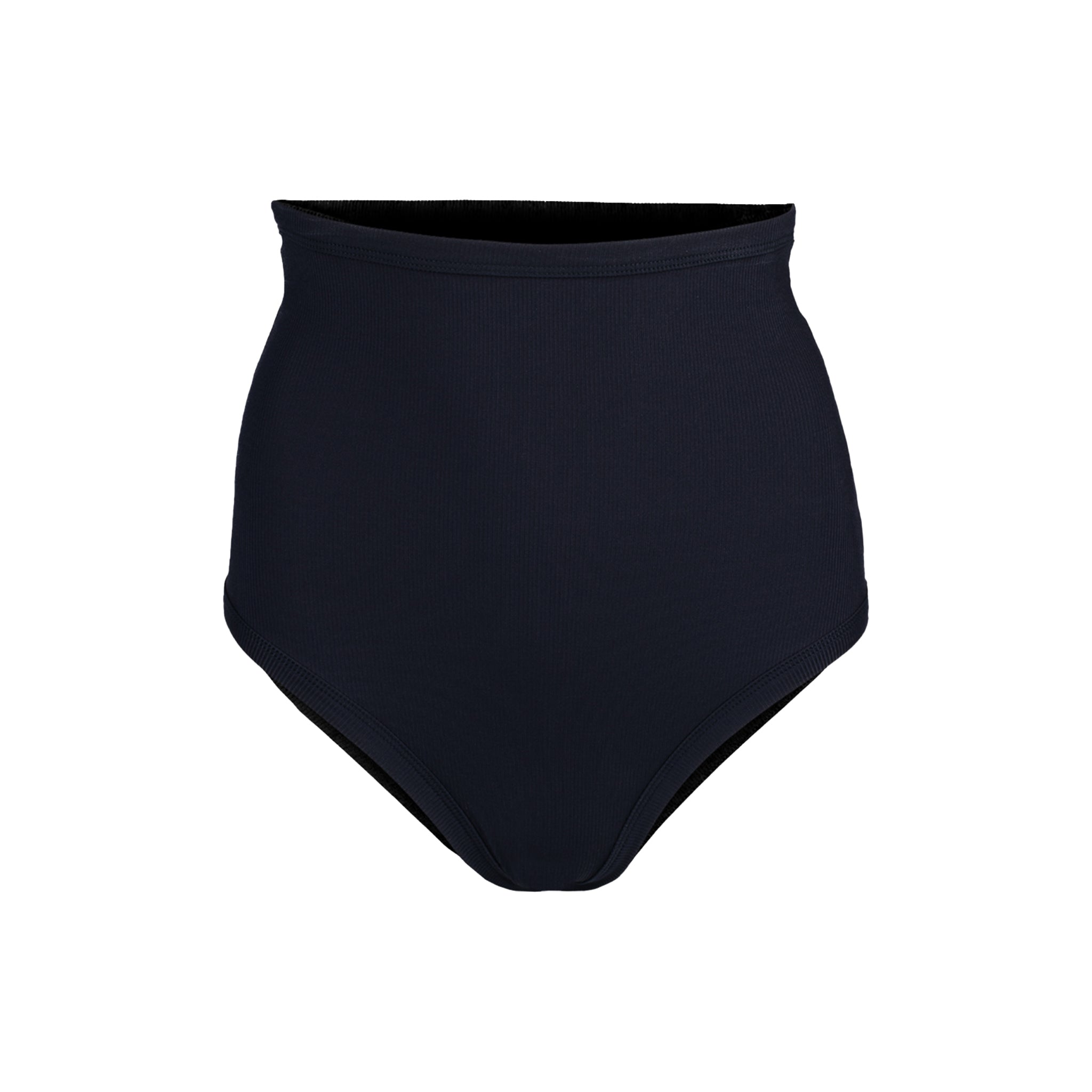 Rhea  High Waist Bikini Bottom Black