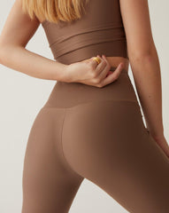 Sustainable Activewear Theo Leggings Taupe