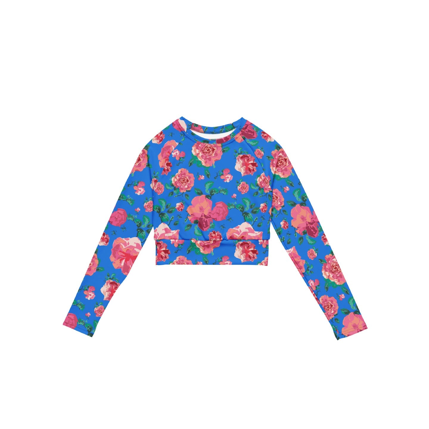 Eden Rose Long Sleeve Crop Top