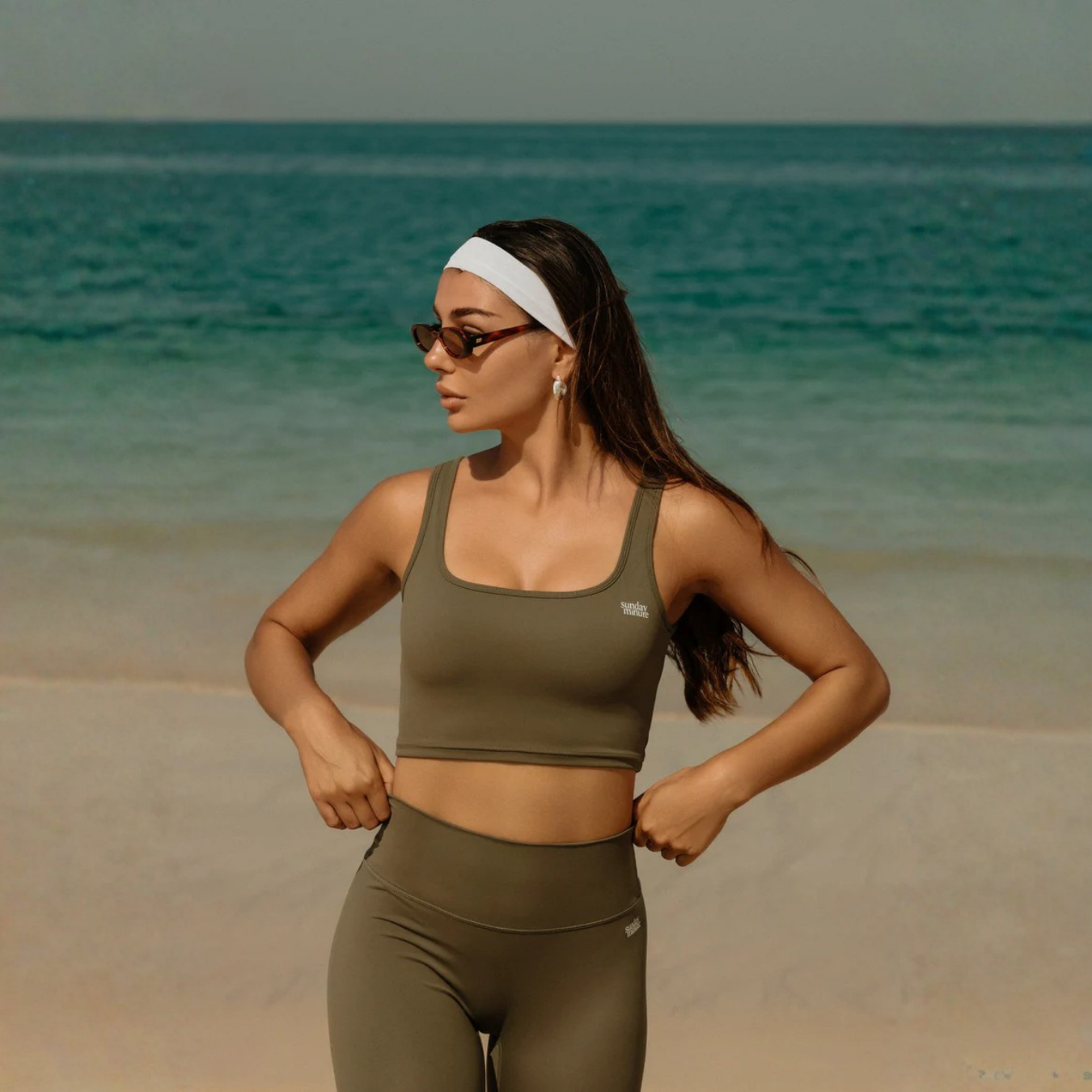 Runner Sports Bra - Sage Green