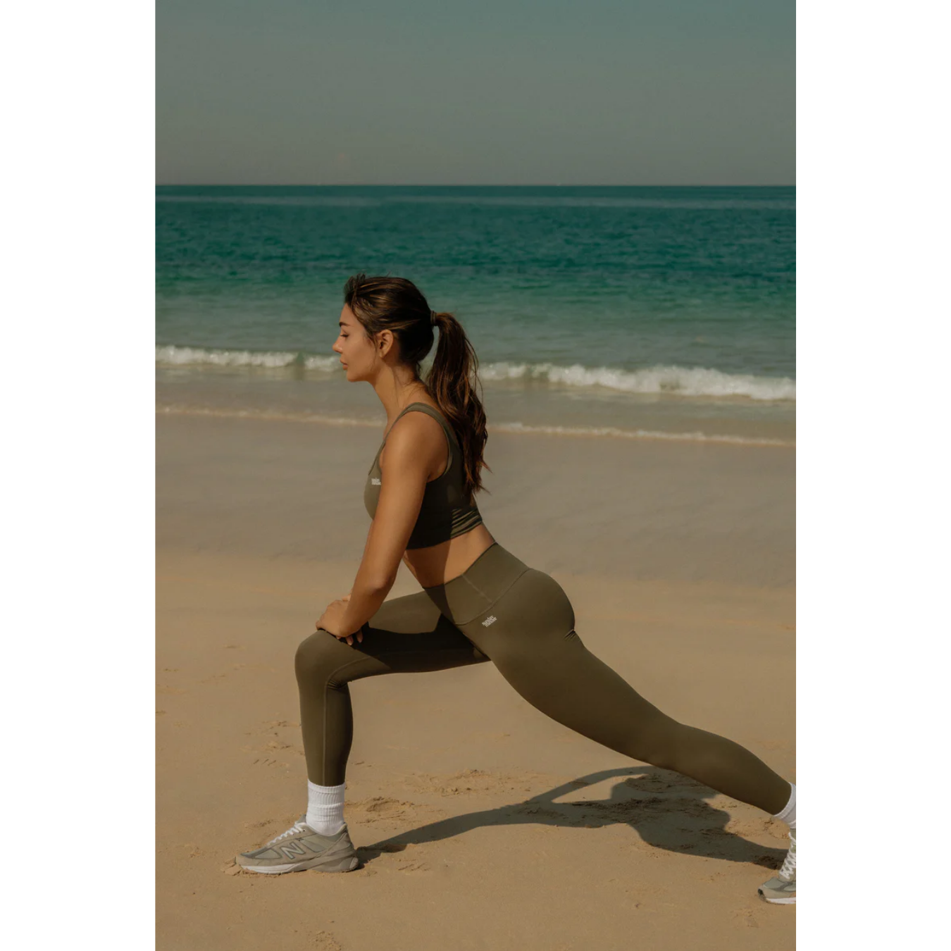 Sports Leggings - Sage Green