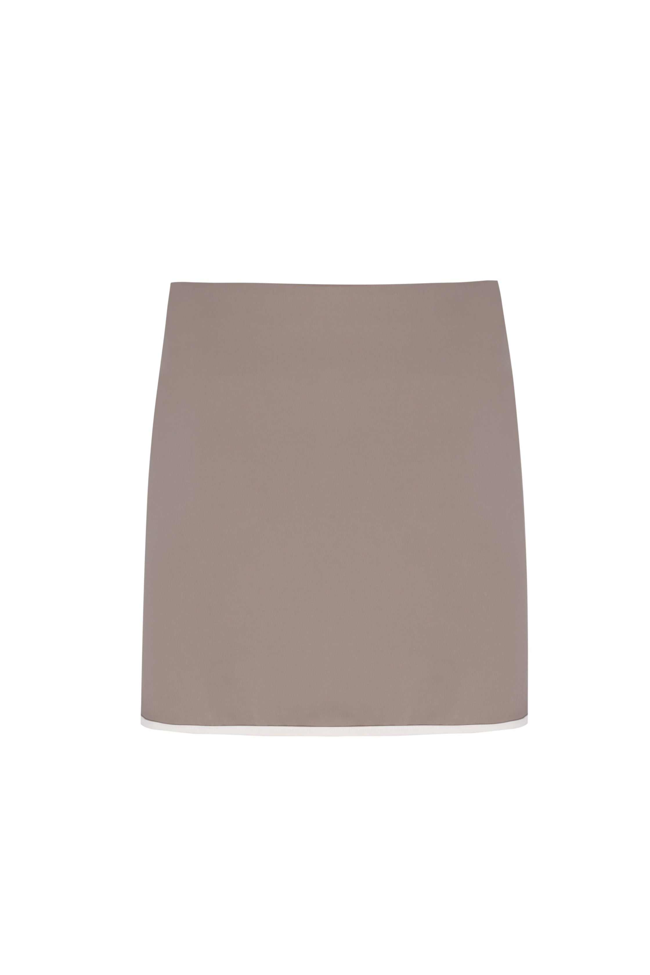 SPIN TENNIS SKIRT - PEBBLE