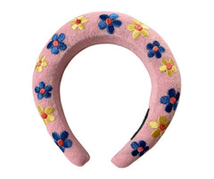 Embroidered Padded Spa Headband
