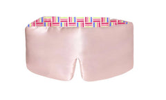 Reversible Padded Eye Mask Pink Satin