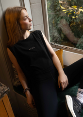 Midnight Cropped Vest