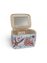 Selene Vanity Blue Makeup Bag